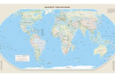 ONU impulsa nuevo mapa mundial que muestra mejor el tamaño de continentes