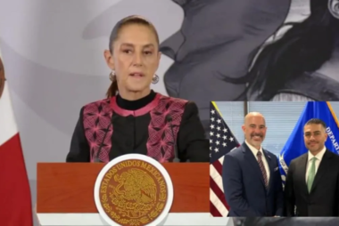 Sheinbaum acusa a EUA de intentar dividir al Gabinete de Seguridad tras elogios a Harfuch